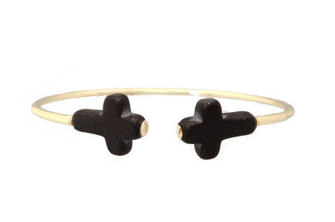 Black Cross Cuff