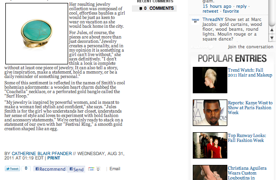 Boho Ring - Turquoise